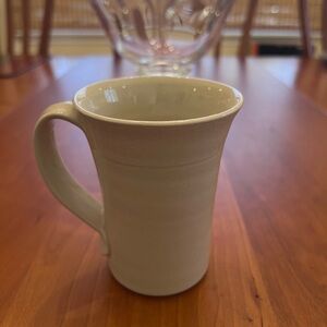 VTG Simon Pearce Belmont Pottery Mug Crackle Ivory (1)